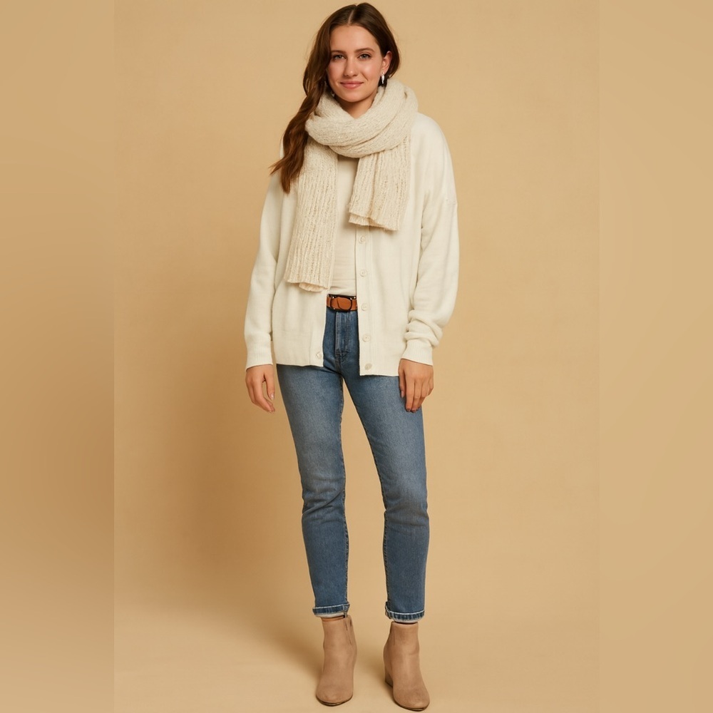 Caroll Reed Cream Cardigan Ladies